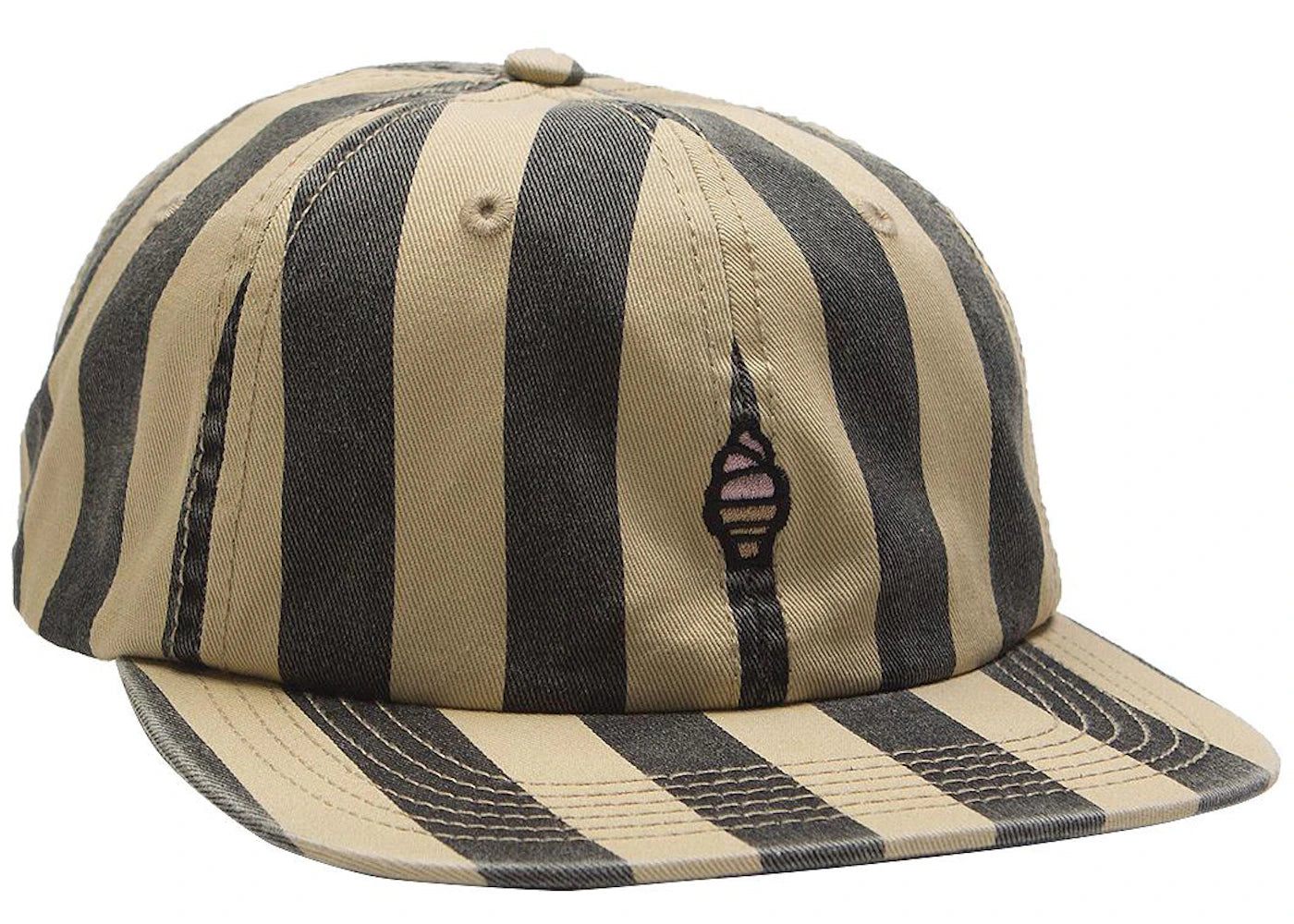 Ice Cream Dairy Fitted Cap Yellow