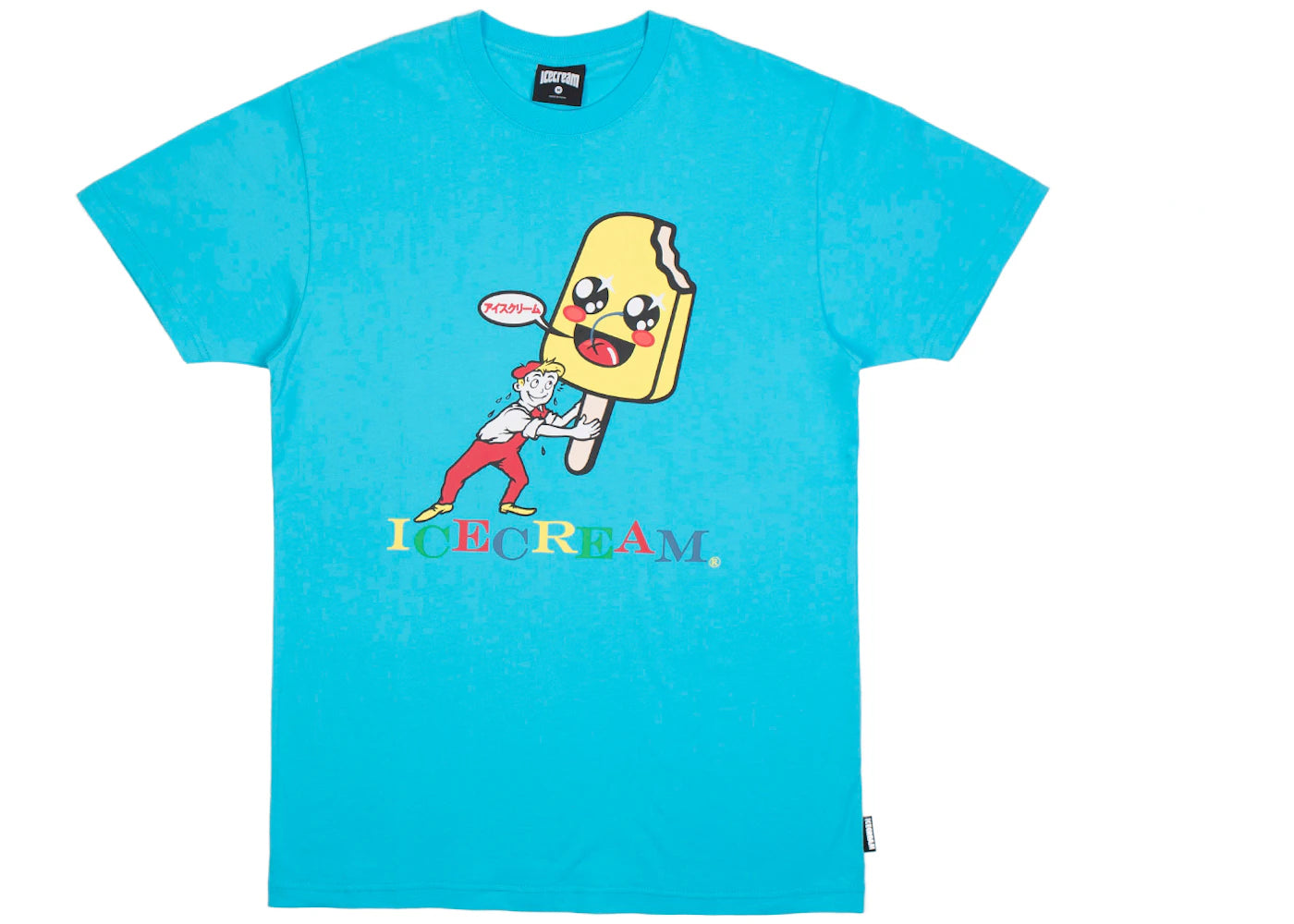 Ice Cream Dream Bigger Tee Blue/Teal