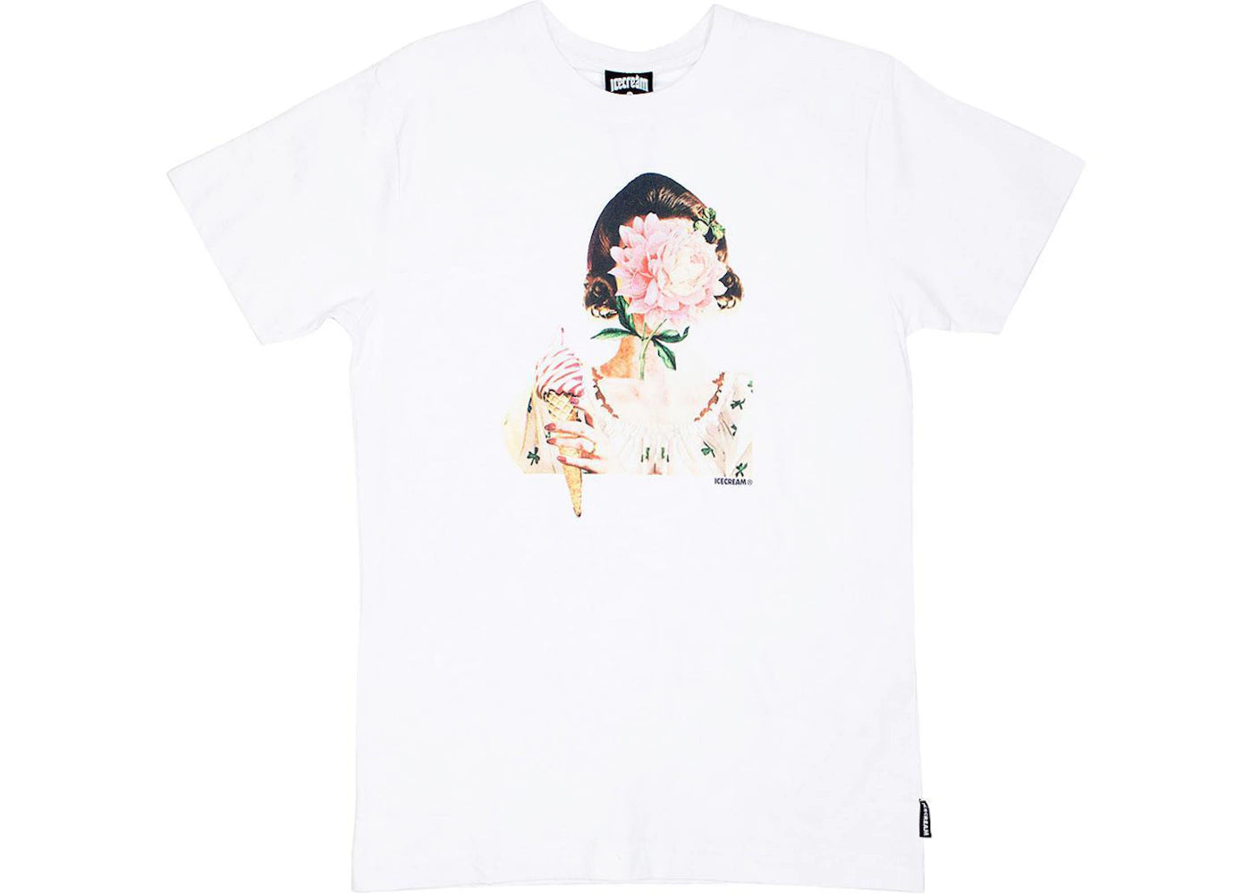 Ice Cream Face Tee White