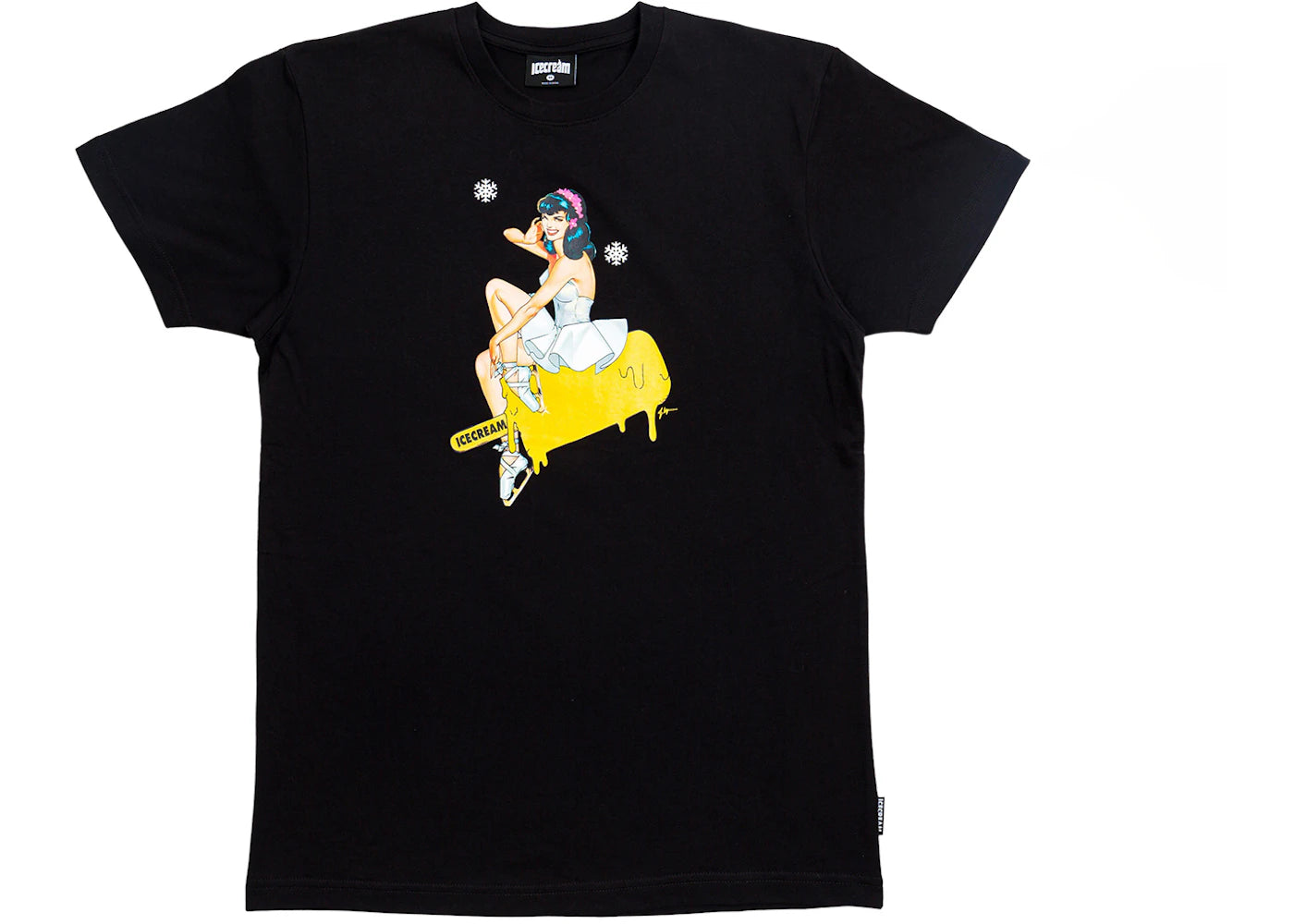 Ice Cream Figure Tee Black