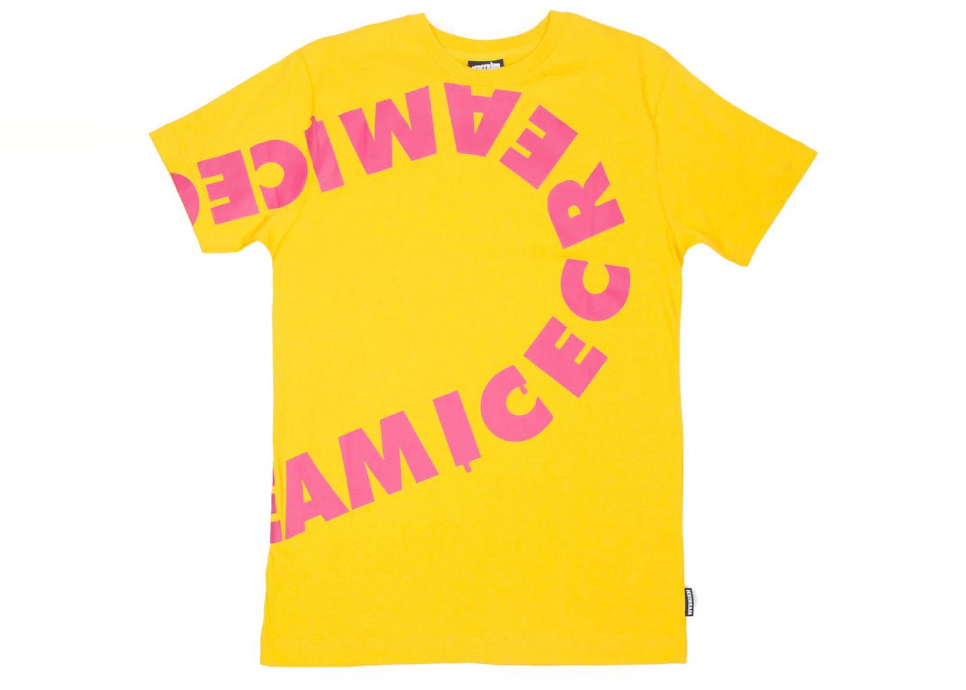 Ice Cream Flavors Tee Yellow