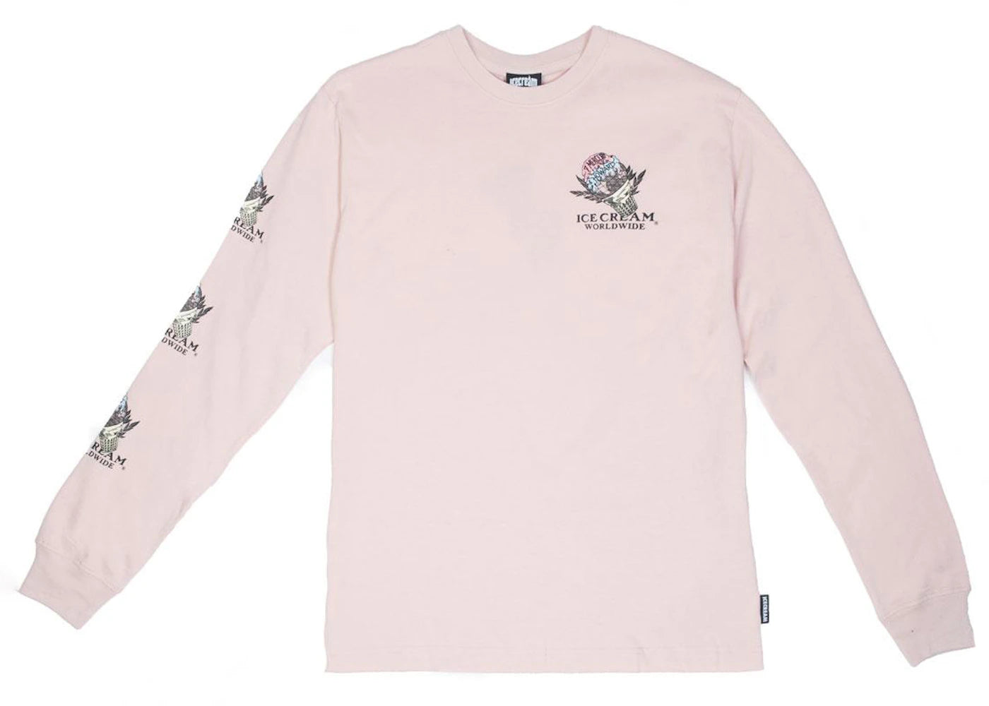 Ice Cream Giving Long Sleeve Tee Pink/Rose
