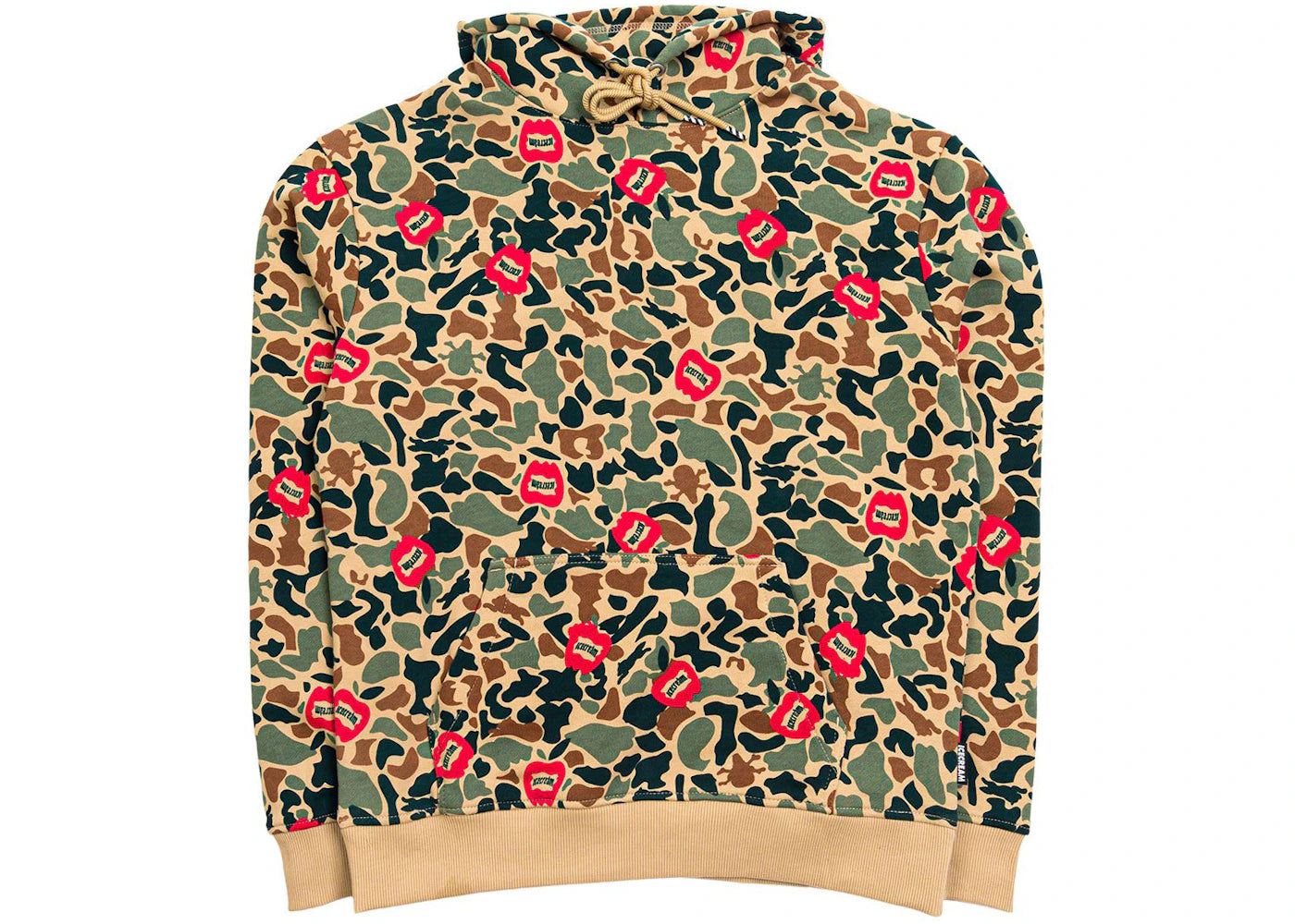 Ice Cream Hidden Hoodie Camo/Green/Brown