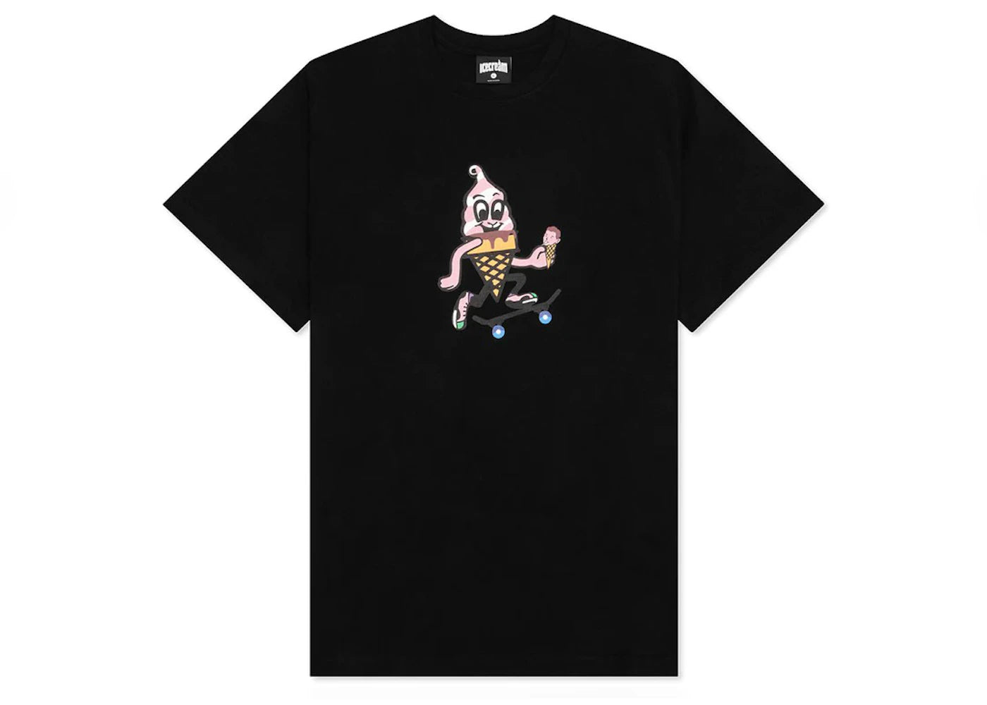Ice Cream Kick Push Tee Black