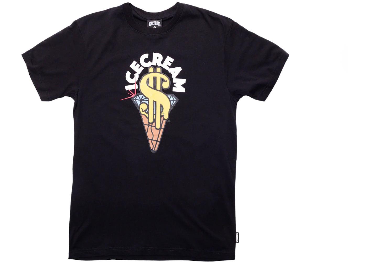Ice Cream King Cone Tee Black
