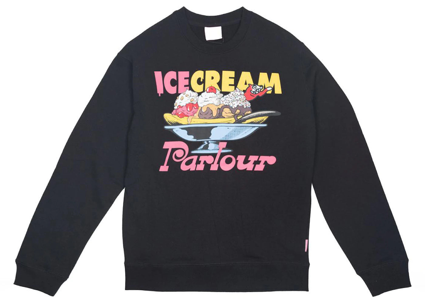 Ice Cream Moon Crew Sweater Black