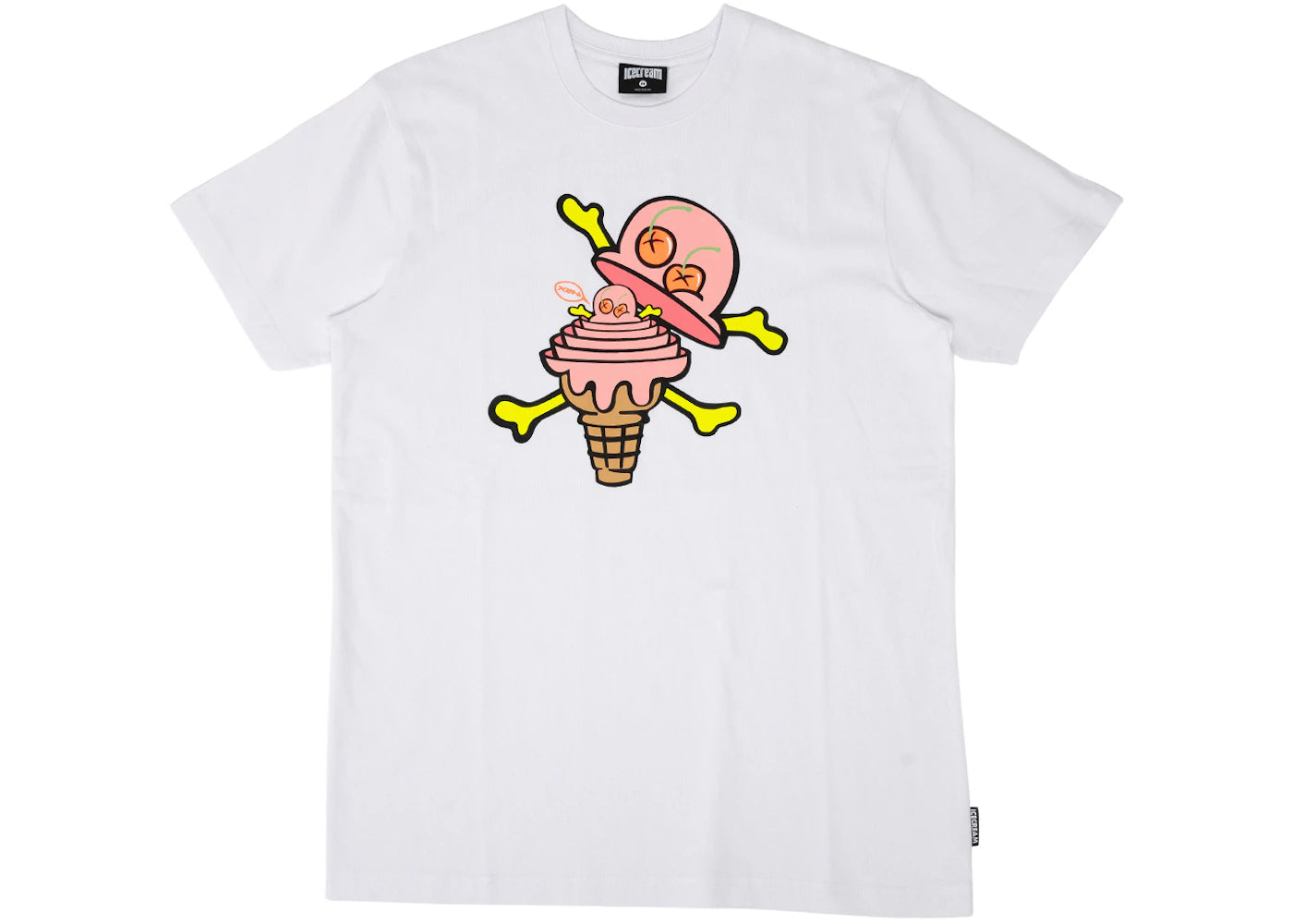 Ice Cream Nesting Tee White