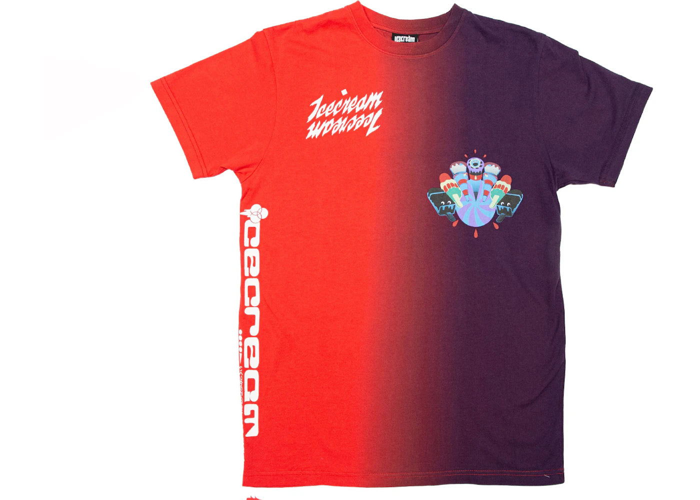 Ice Cream Rowley Knit Tee Red/Black