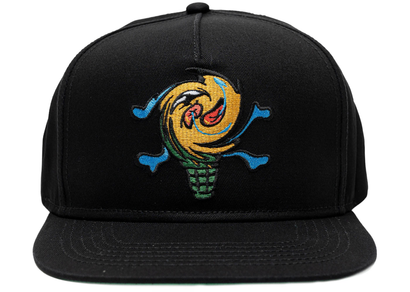 Ice Cream Spin Cycle Snapback Cap Black