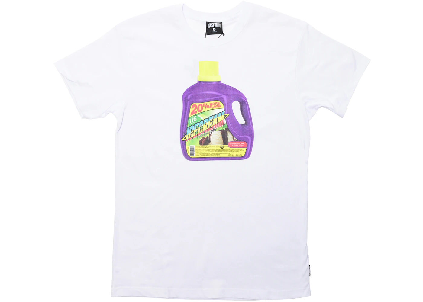 Ice Cream The Wash Tee White