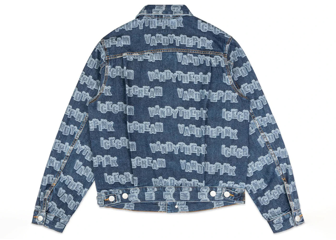 Ice Cream x Vandy All Over Denim Jacket Jacquard Indigo