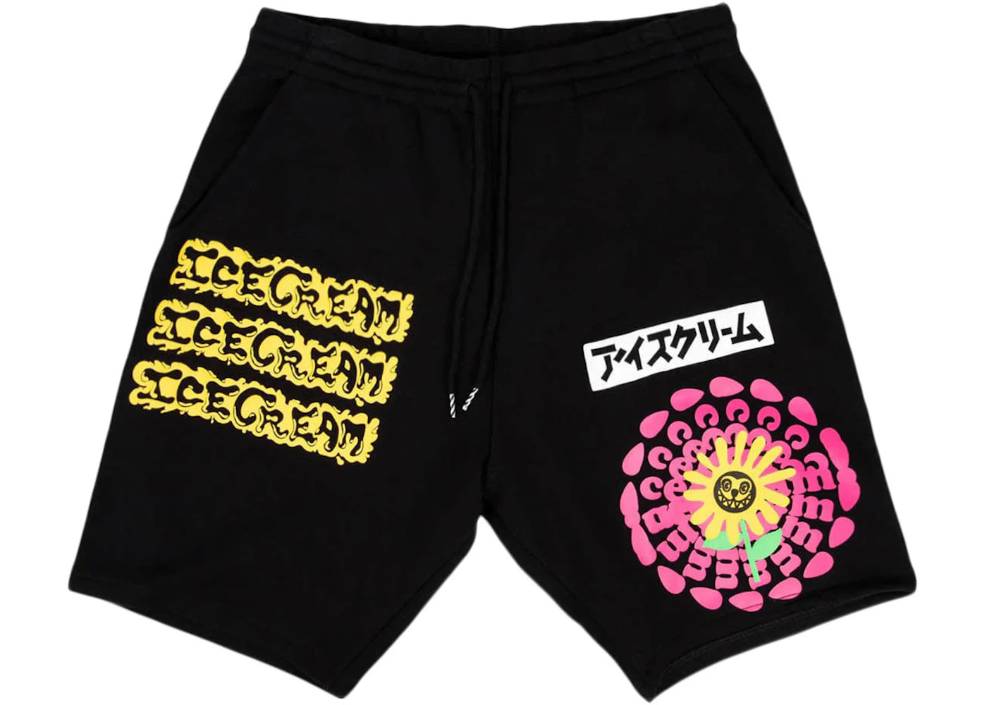 Ice Cream Avalanche Short Shorts Black