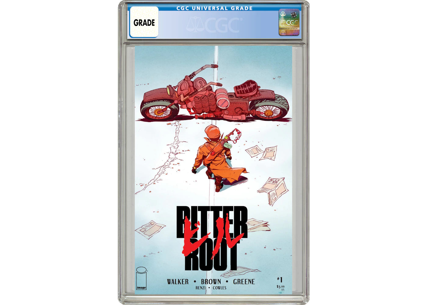 Image Bitter Root #1 Variant Cover F ("Akira" Homage) Comic Book CGC Graded