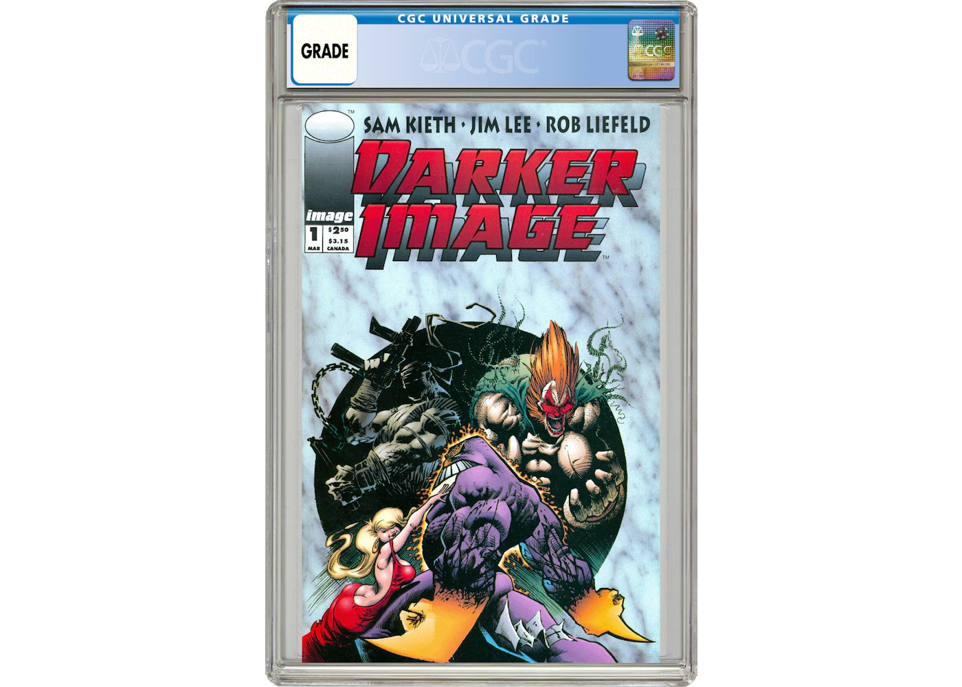 Image Darker Image (1993) #1AU Comic Book CGC Graded
