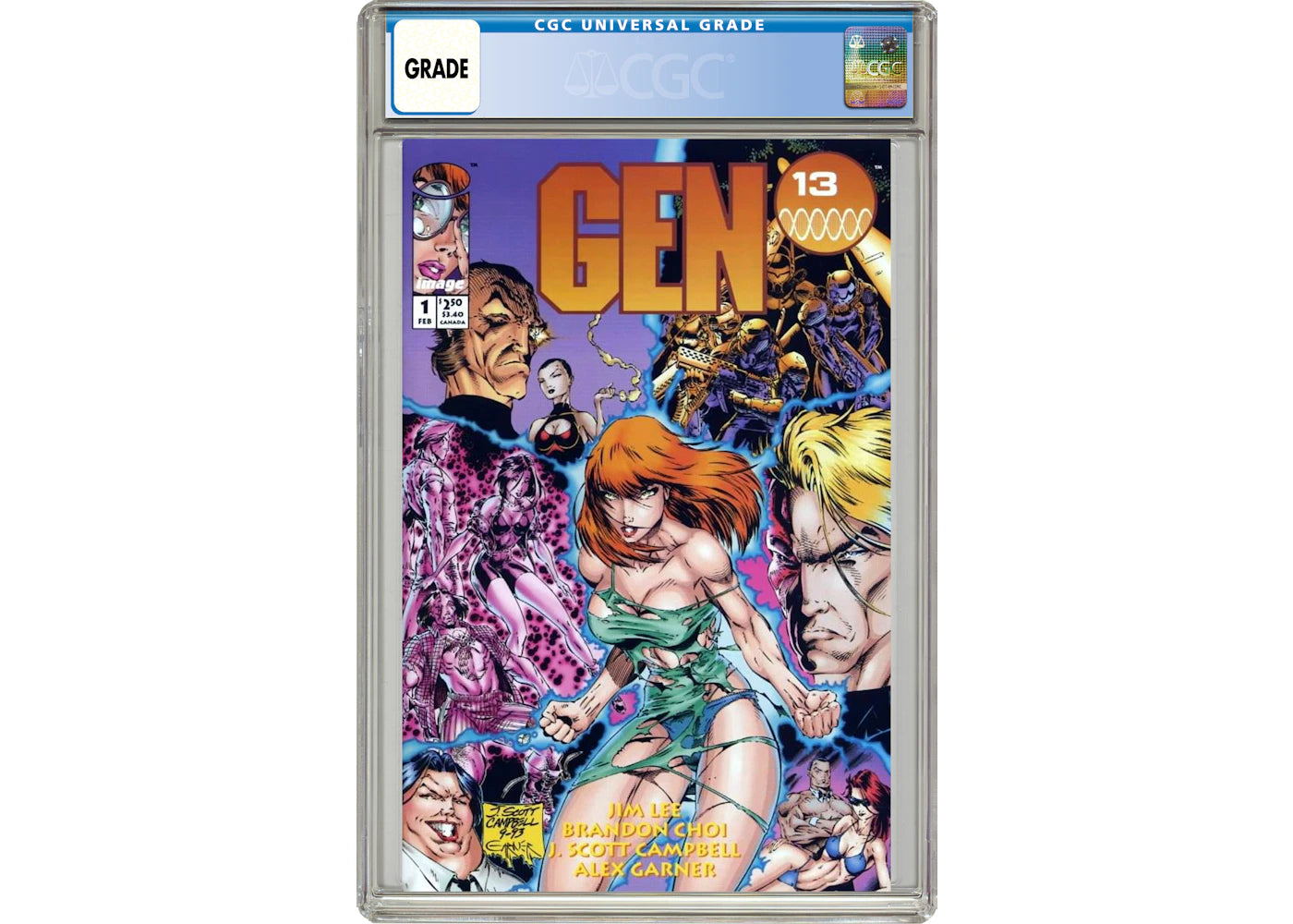 Image Gen #13 (1994 1st Series) #1D Comic Book CGC Graded