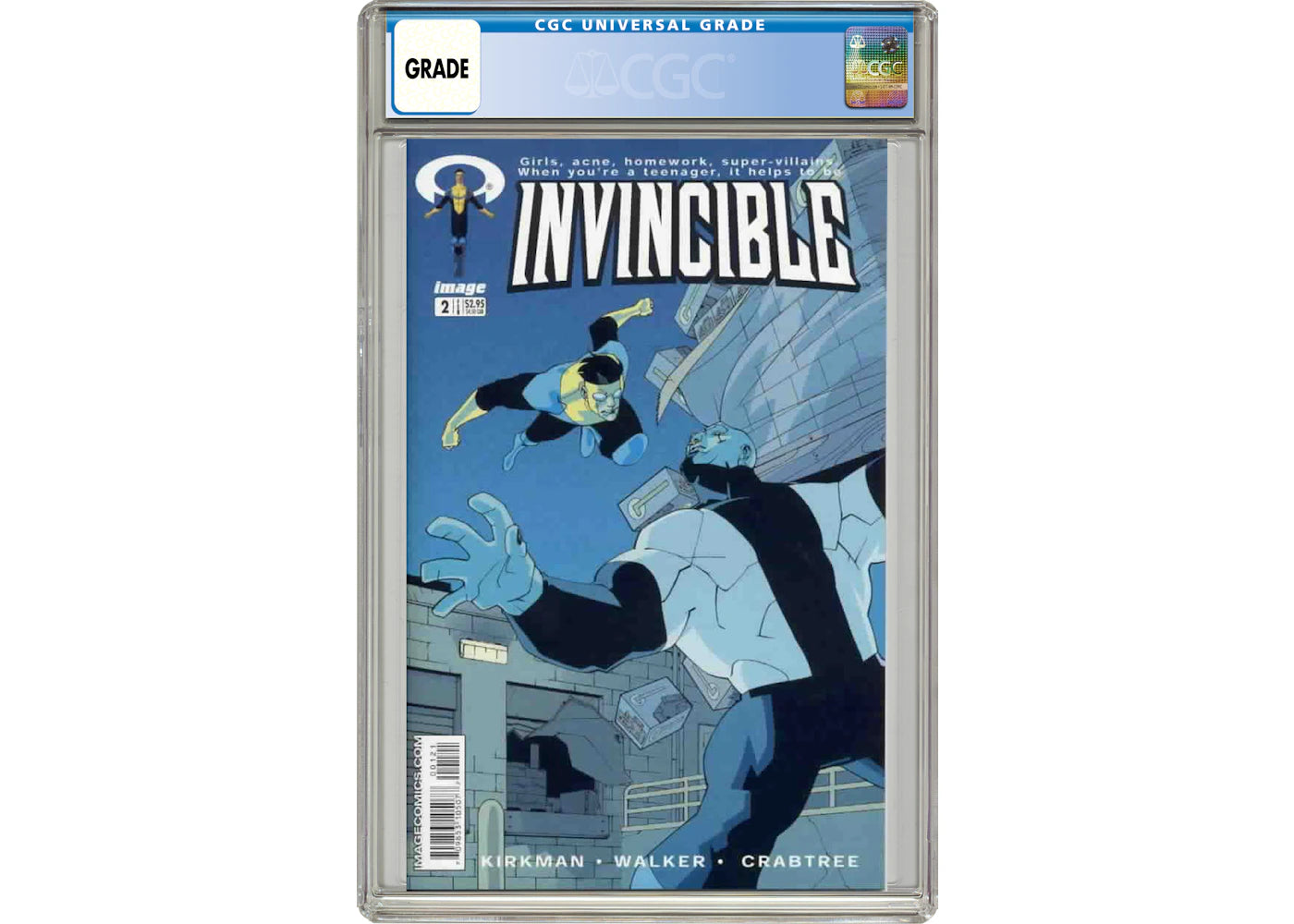 Image Invincible #2 Comic Book CGC Graded