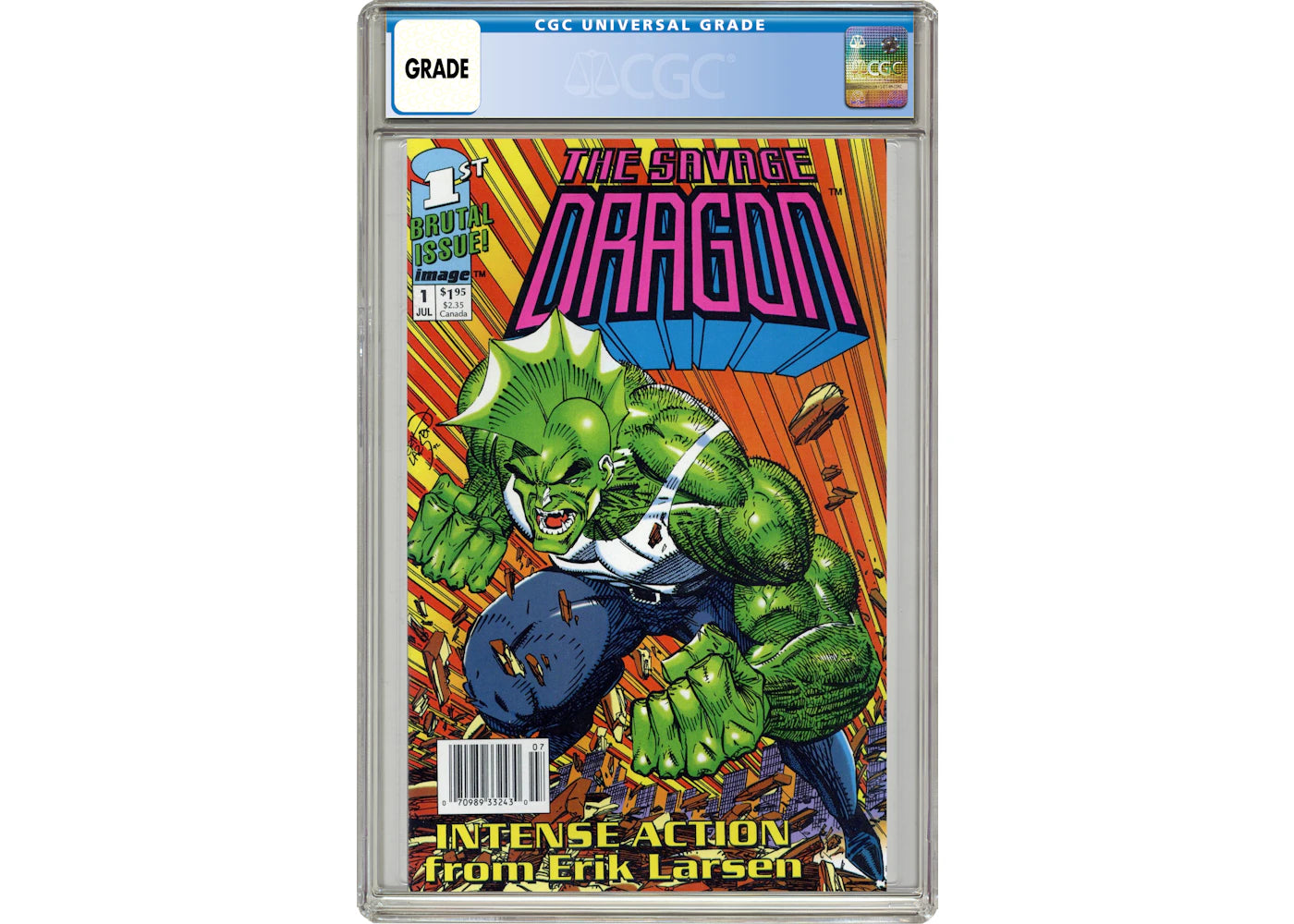 Image Savage Dragon (1992 1st Series) #1N Comic Book CGC Graded
