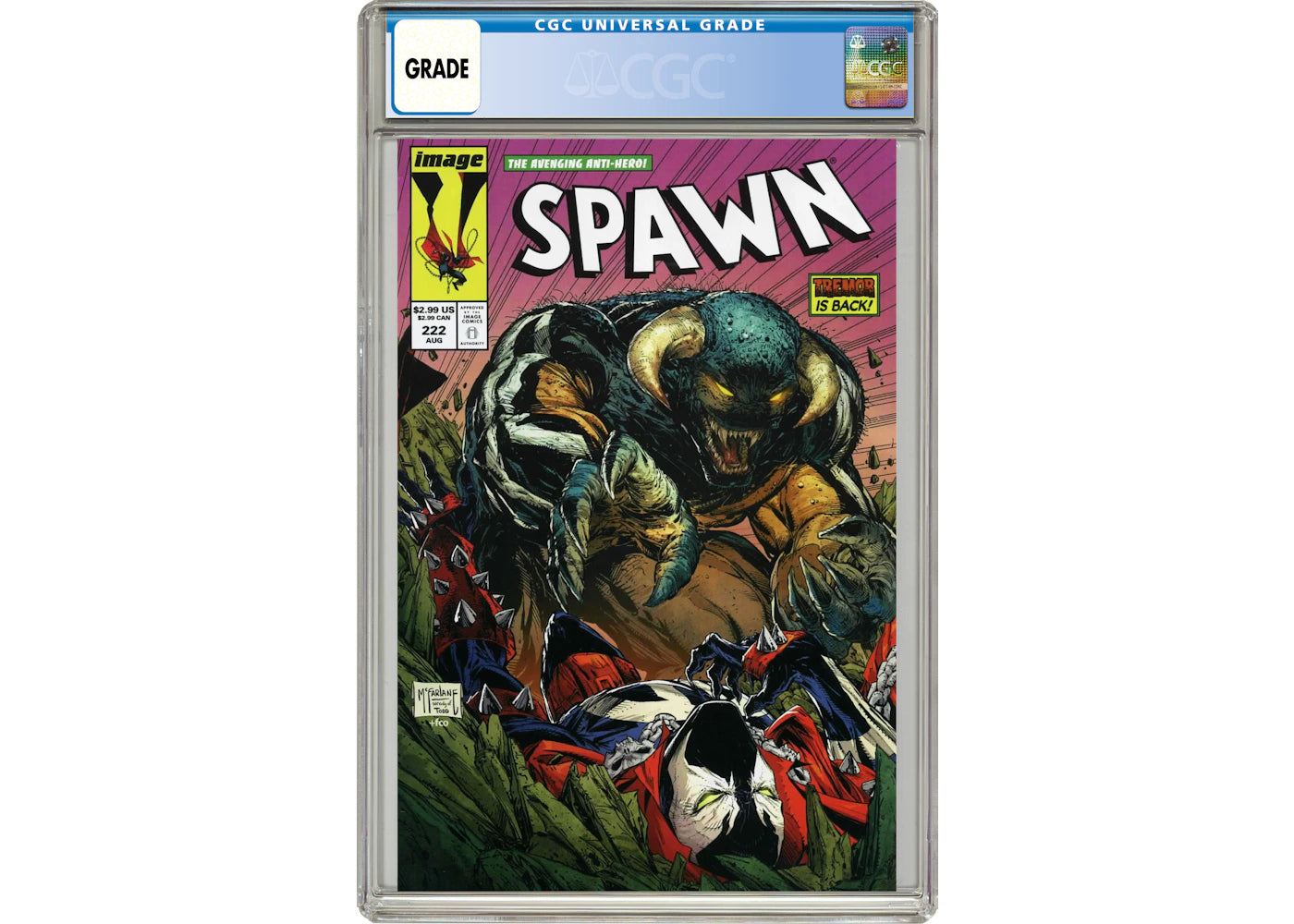 Image Spawn (1992 Image) #222A Comic Book CGC Graded