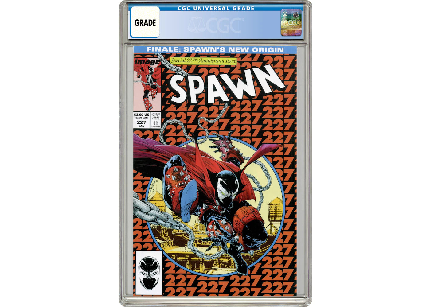 Image Spawn #227 (Amazing Spider-Man #300 Cover Homage) Comic Book CGC Graded