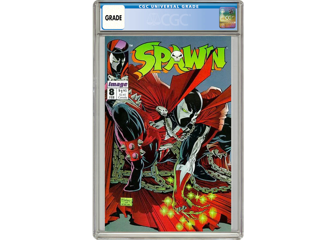 Image Spawn #8 Comic Book CGC Graded