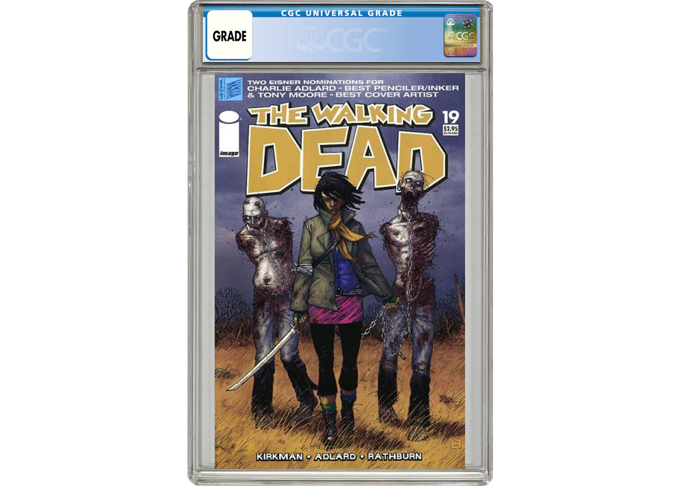 Image Walking Dead #19 (1st App of Michonne) Comic Book CGC Graded