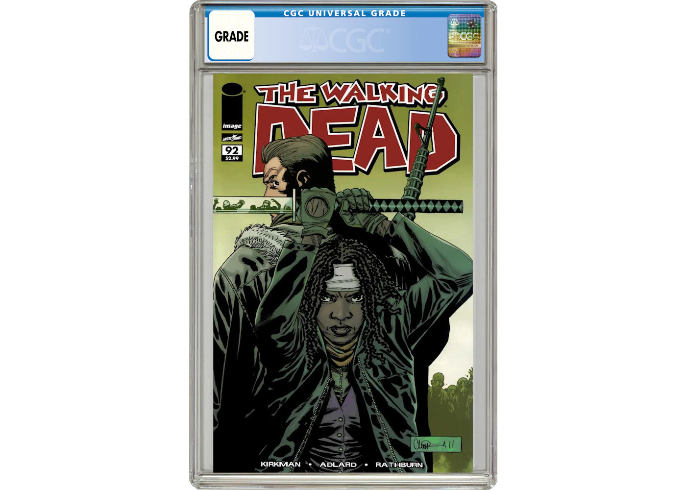 Image Walking Dead #92 Comic Book CGC Graded