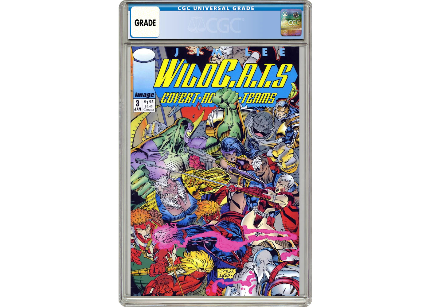 Image Wildcats Covert Action Teams (1992) #3 Comic Book CGC Graded