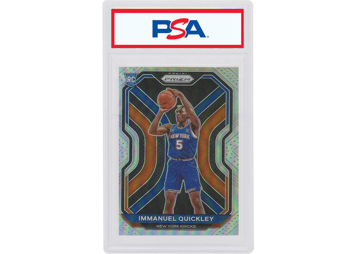 Immanuel Quickley 2020 Panini Prizm Rookie Silver #296 (PSA or BGS Graded)