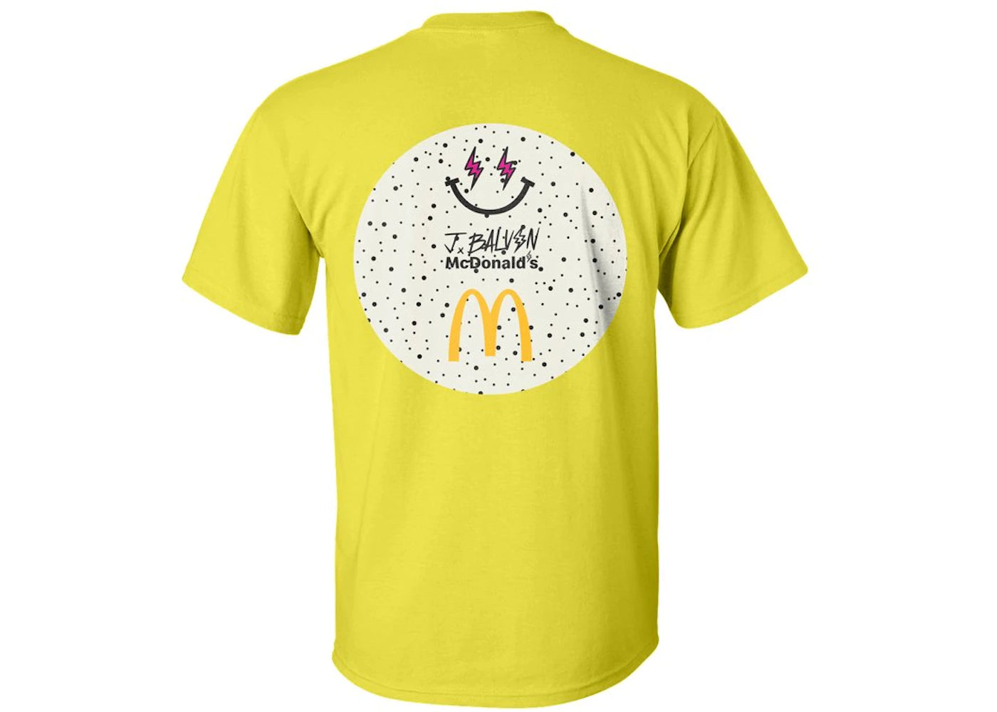 J Balvin x McDonald's Ice Cream Tee 2 Yellow