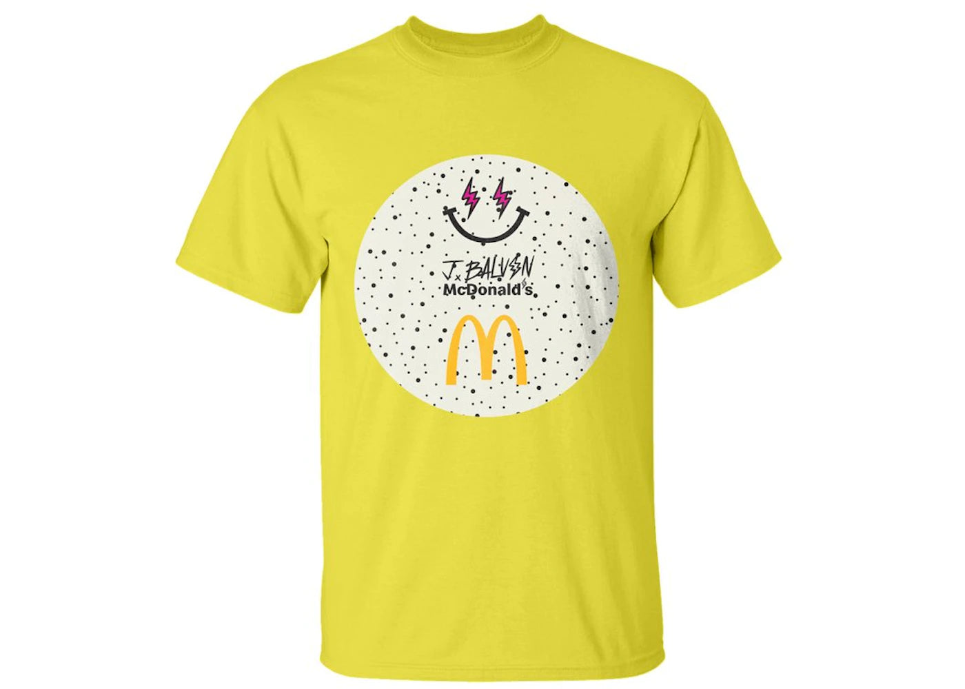 J Balvin x McDonald's Ice Cream Tee 2 Yellow