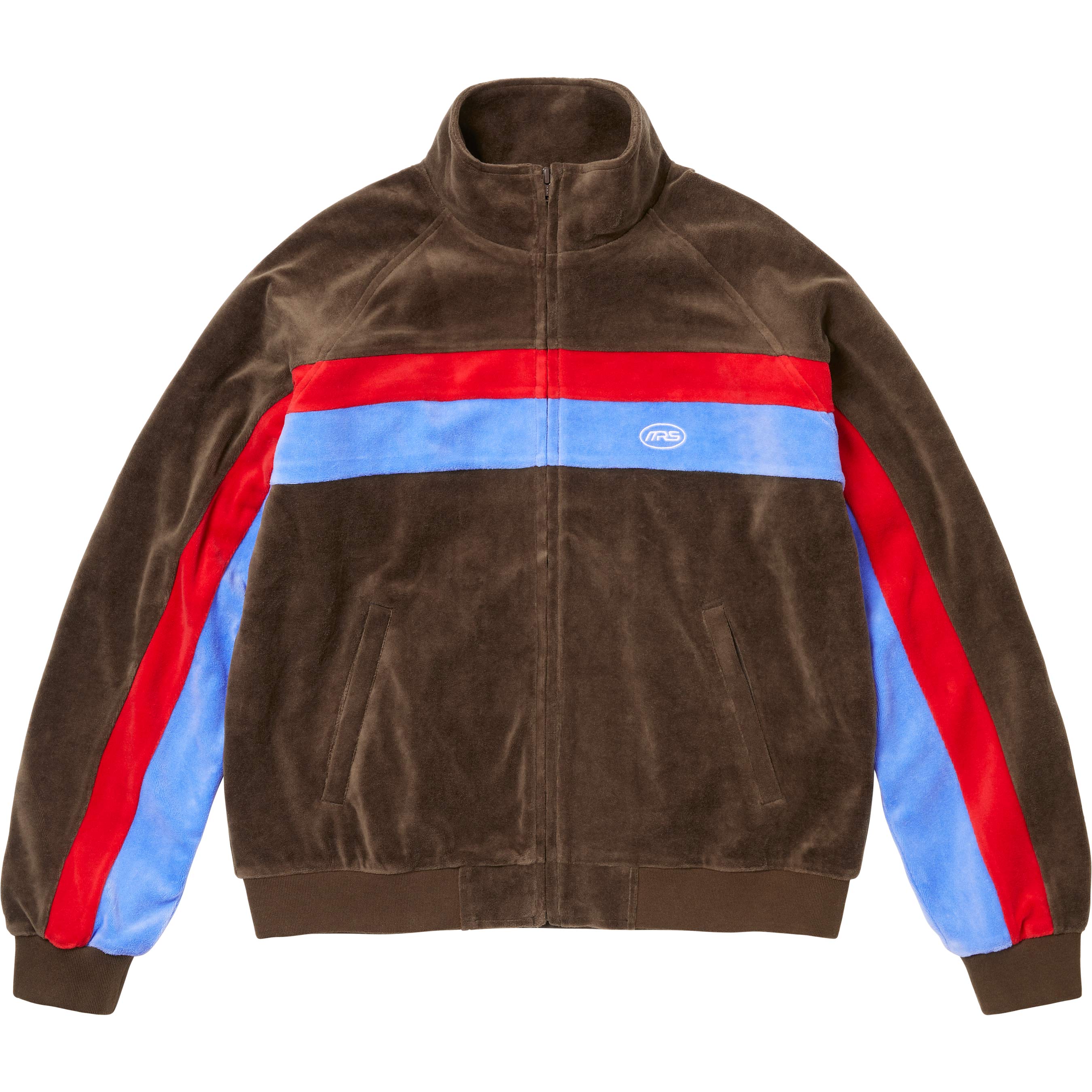 Supreme / Martine Rose Velour Track Jacket - Brown