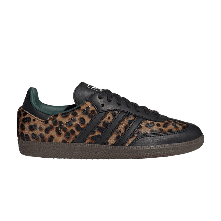 adidas Samba OG Black Green Leopard (Women's)