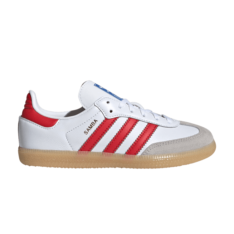 adidas Samba OG Cloud White Collegiate Red Gum (PS)