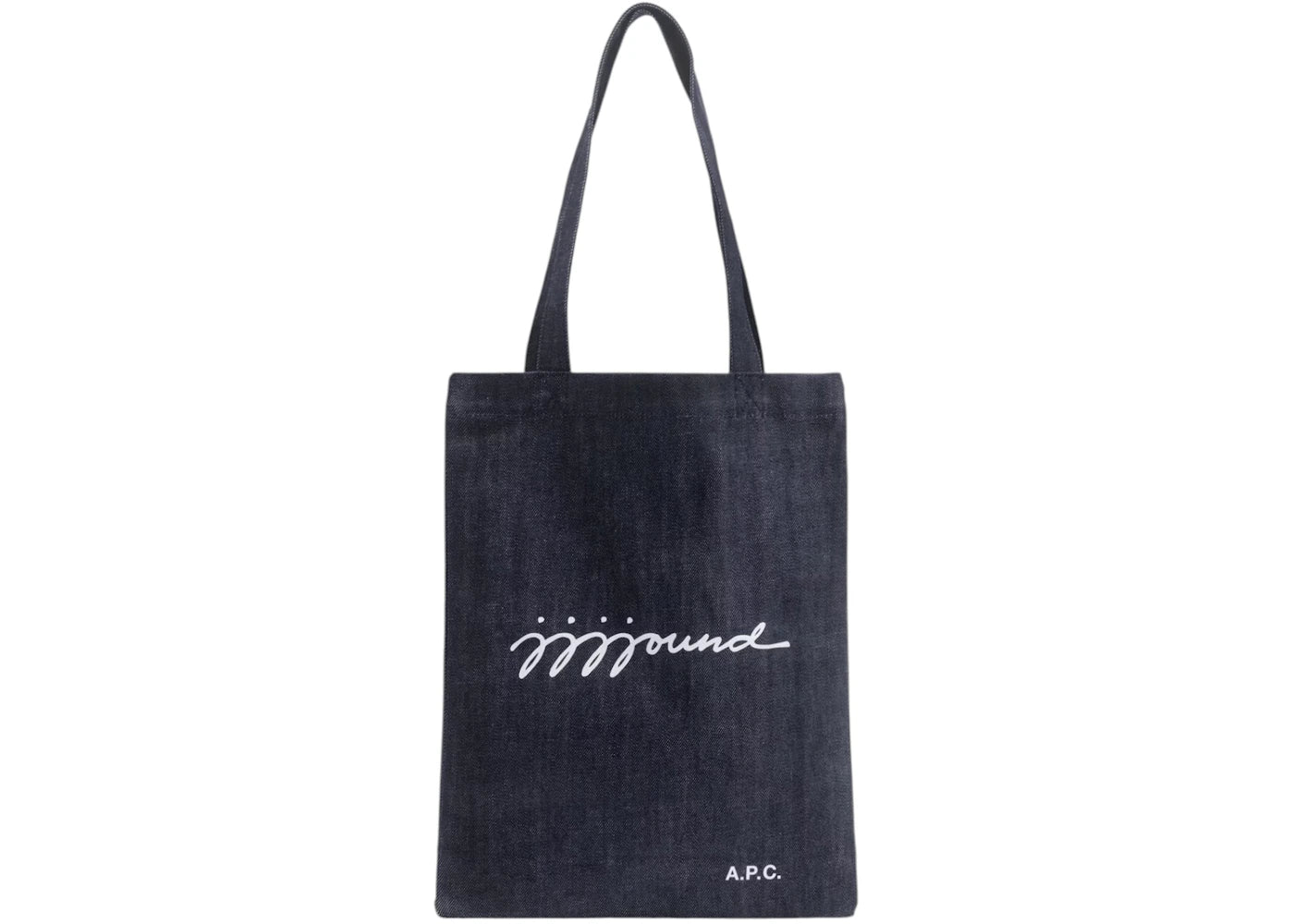 JJJJound x A.P.C. Shopping Small Tote Bag Indigo