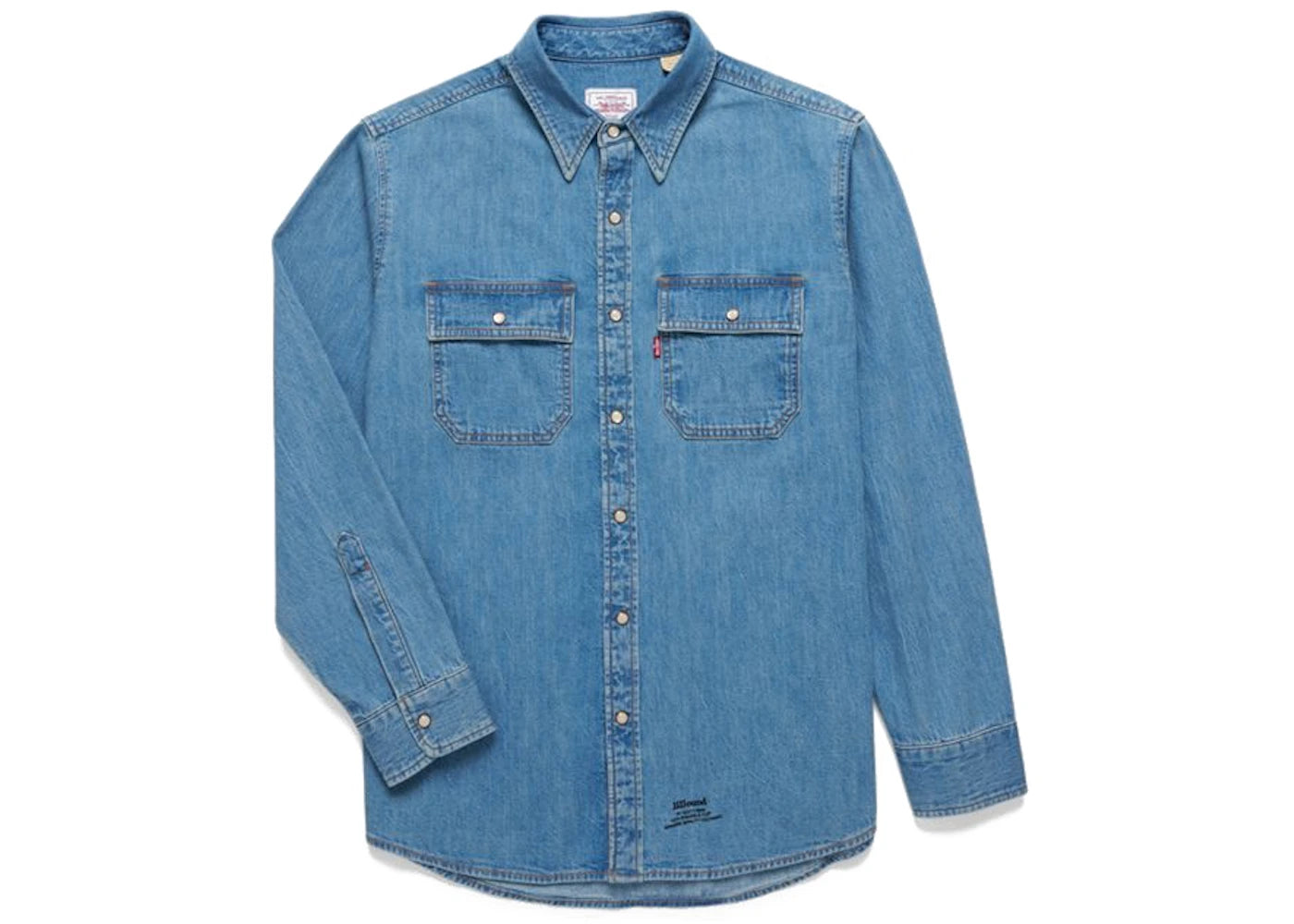 JJJJound x Levi's Western Denim Shirt Medium Wash