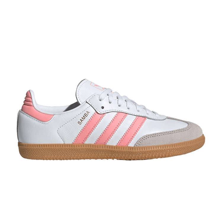 adidas Samba OG White Coral Pink (GS)