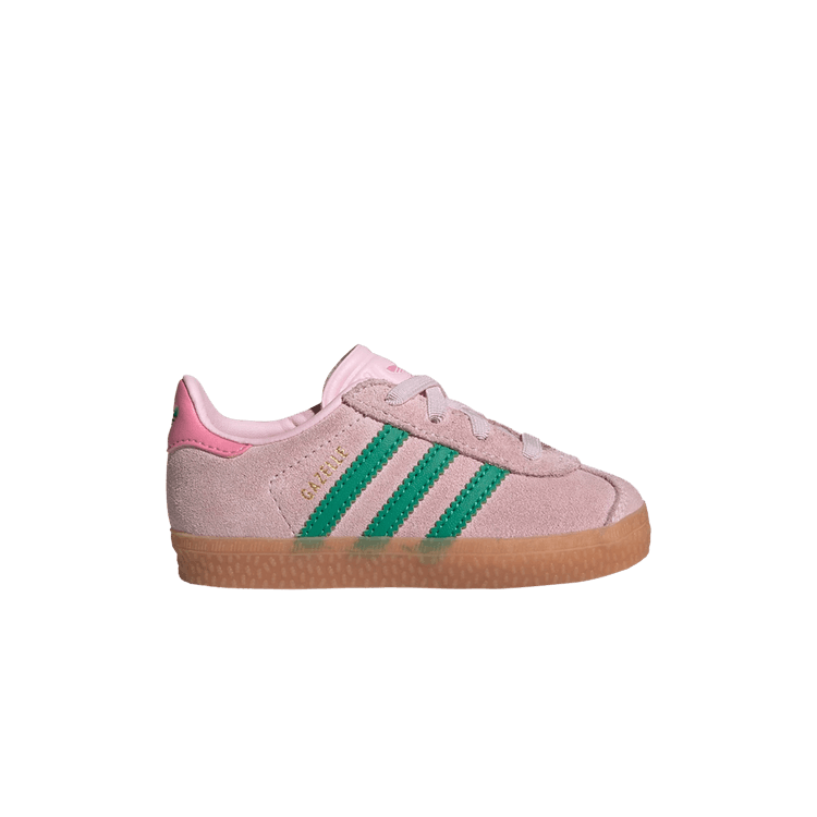 adidas Gazelle Comfort Closure Clear Pink Court Green (TD)