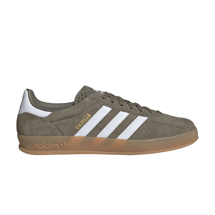 adidas Gazelle Indoor Olive Strata Cloud White Gum