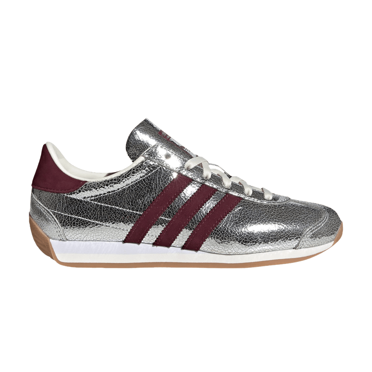 adidas Country OG Silver Metallic Maroon (Women's)