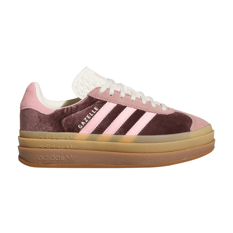 adidas Gazelle Bold Shadow Brown Warm Clay Glow Pink (Women's)