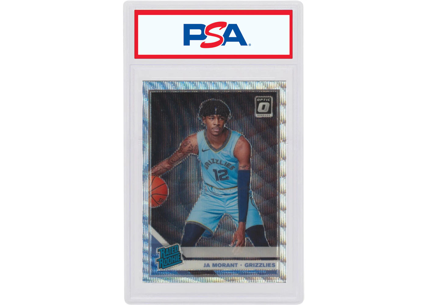 Ja Morant 2019 Donruss Optic Rookie Fanatics Box Set #168 (PSA or BGS Graded)