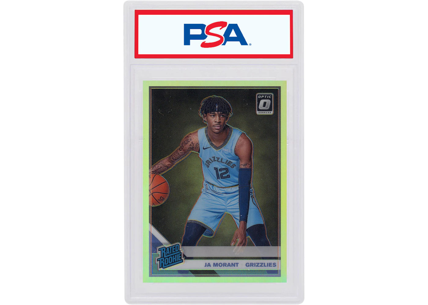 Ja Morant 2019 Panini Donruss Optic Rookie Holo #168 (PSA or BGS Graded)