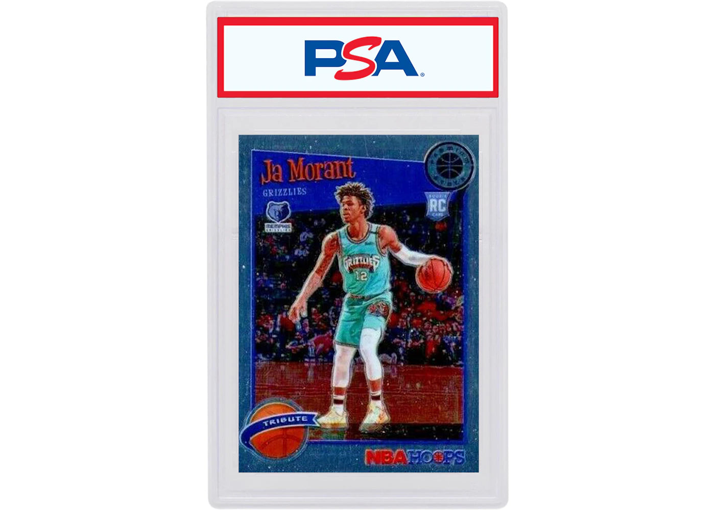 Ja Morant 2019 Panini Hoops Premium Tribute Rookie #296 (PSA or BGS Graded)