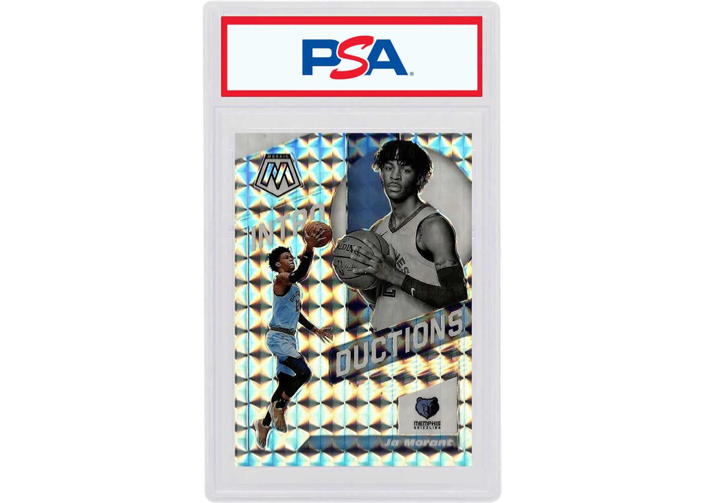 Ja Morant 2019 Panini Mosaic Introductions Rookie Mosaic #7 (PSA or BGS Graded)
