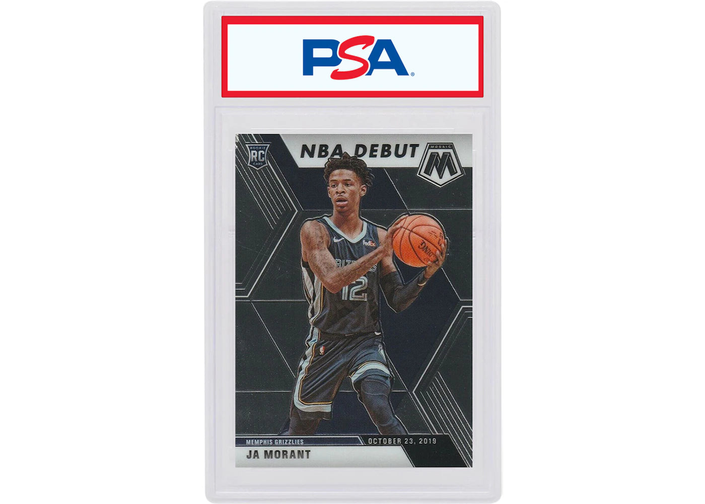 Ja Morant 2019 Panini Mosaic NBA Debut Rookie #274 (PSA or BGS Graded)
