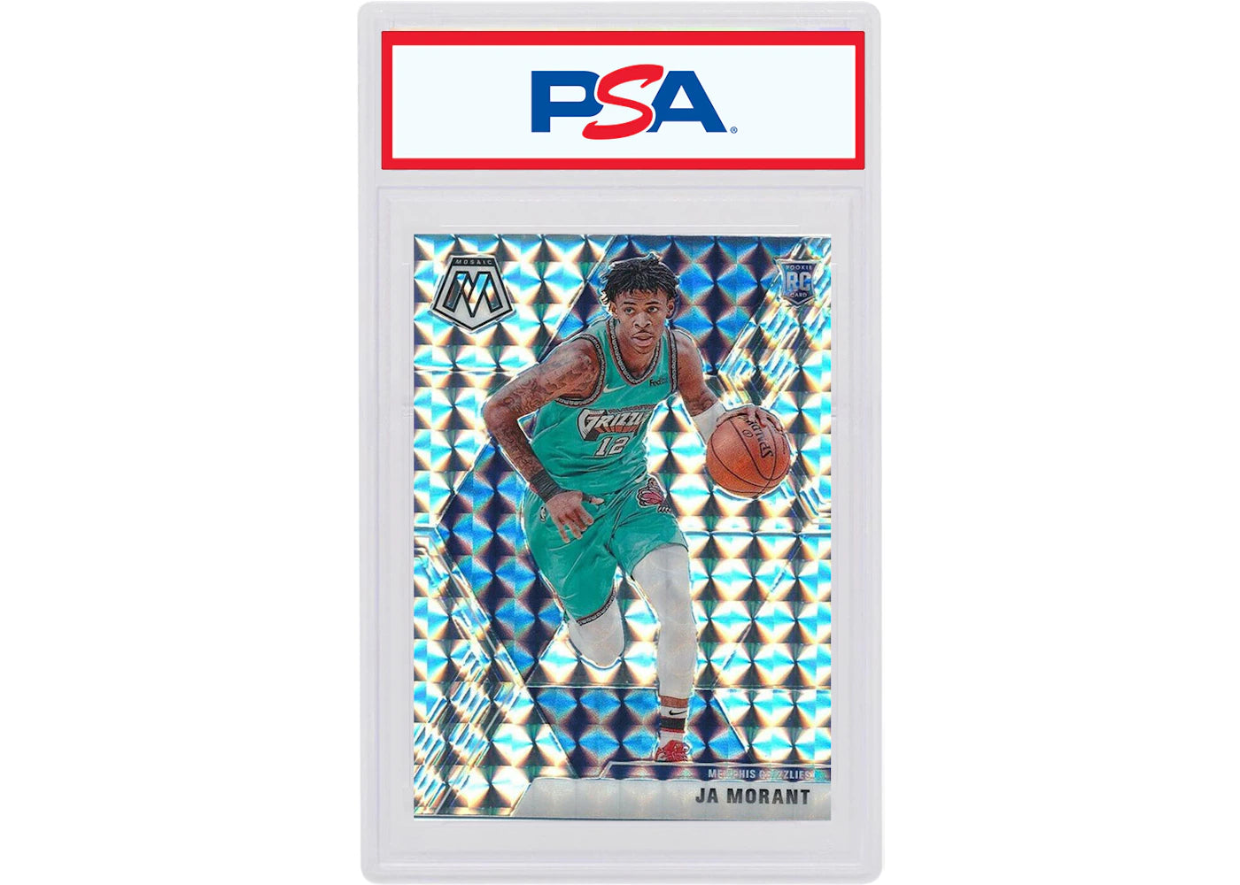 Ja Morant 2019 Panini Mosaic Rookie Mosaic #219 (PSA or BGS Graded)
