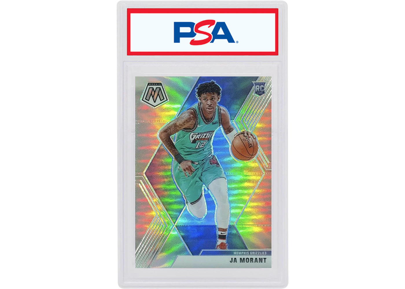 Ja Morant 2019 Panini Mosaic Rookie Silver #219 (PSA or BGS Graded)