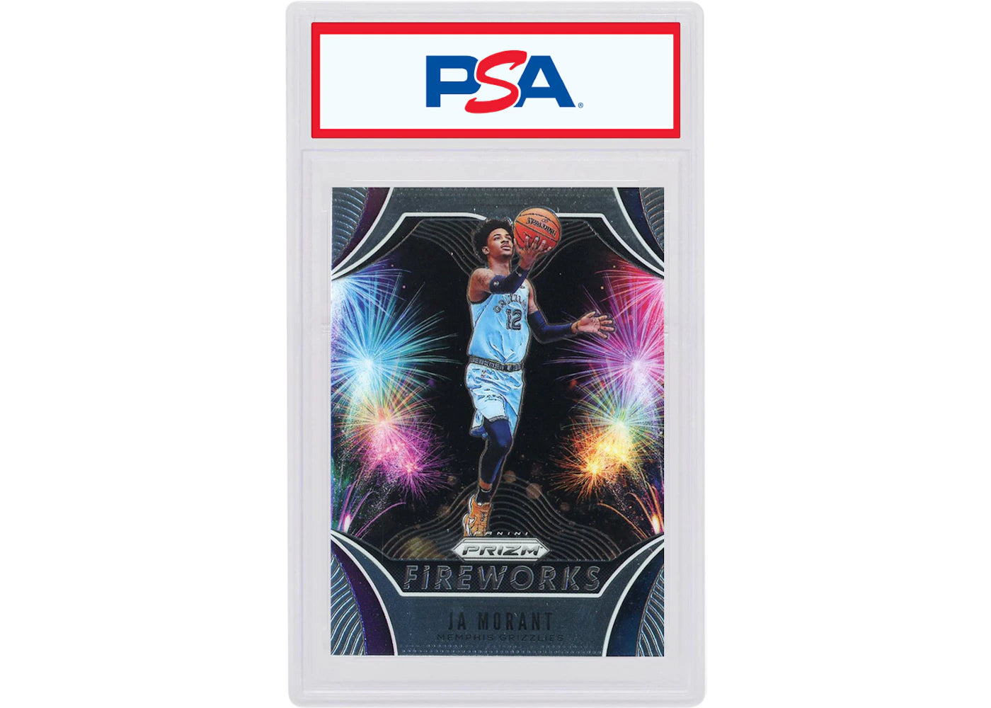 Ja Morant 2019 Panini Prizm Rookie Fireworks #28 (PSA or BGS Graded)