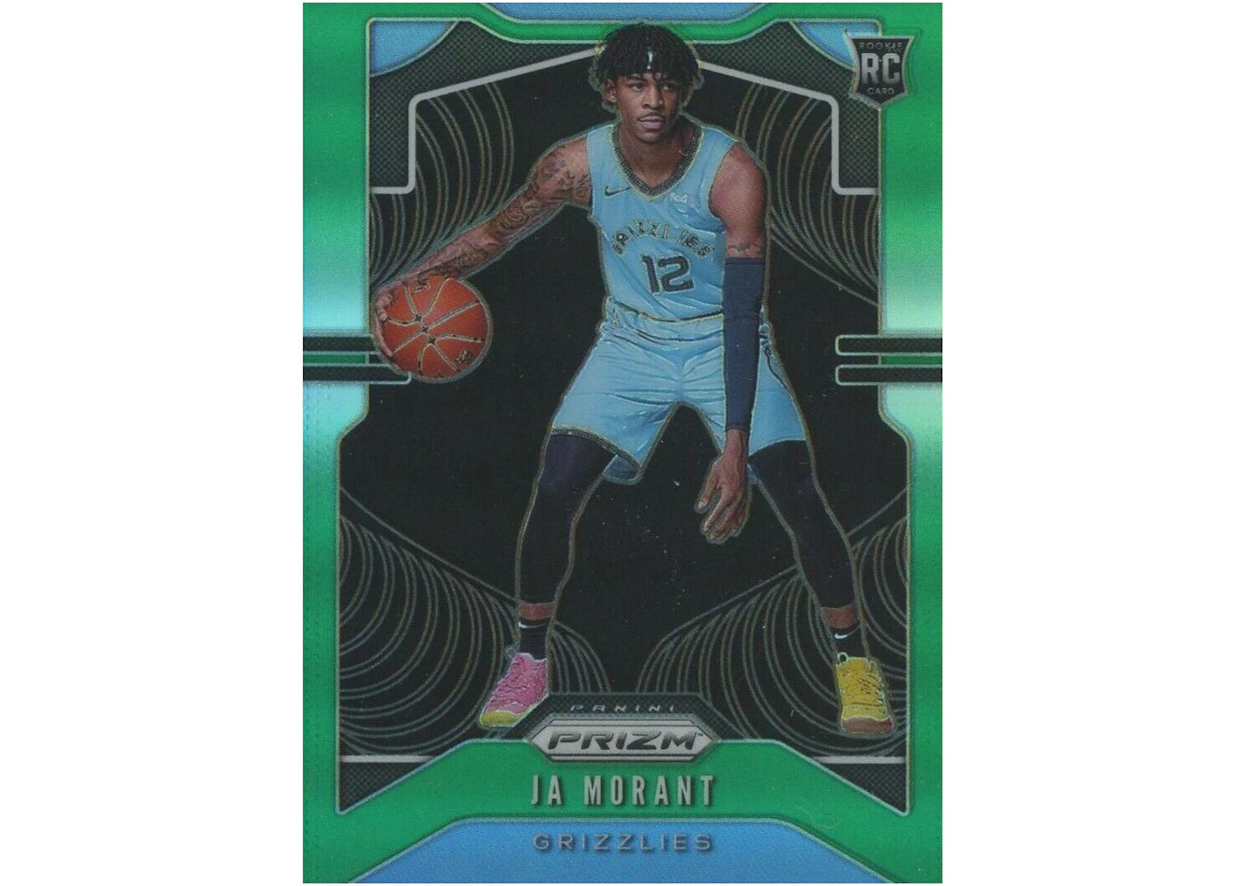 Ja Morant 2019 Panini Prizm Rookie Green #249 (Ungraded)