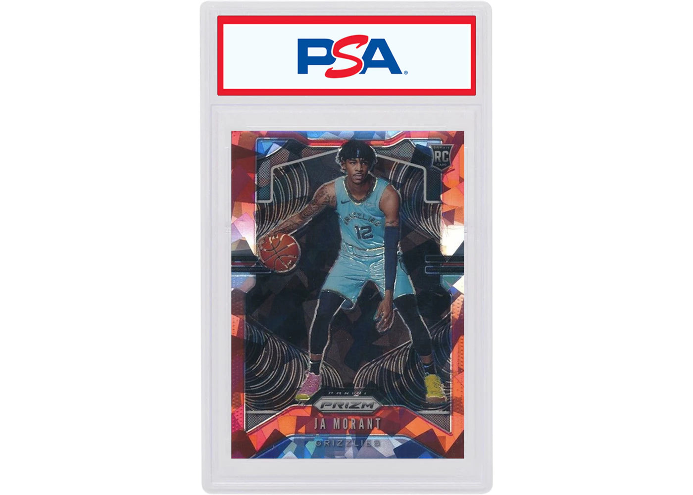 Ja Morant 2019 Panini Prizm Rookie Red Ice #249 (PSA or BGS Graded)